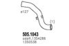 DAF 1354286 Exhaust Pipe